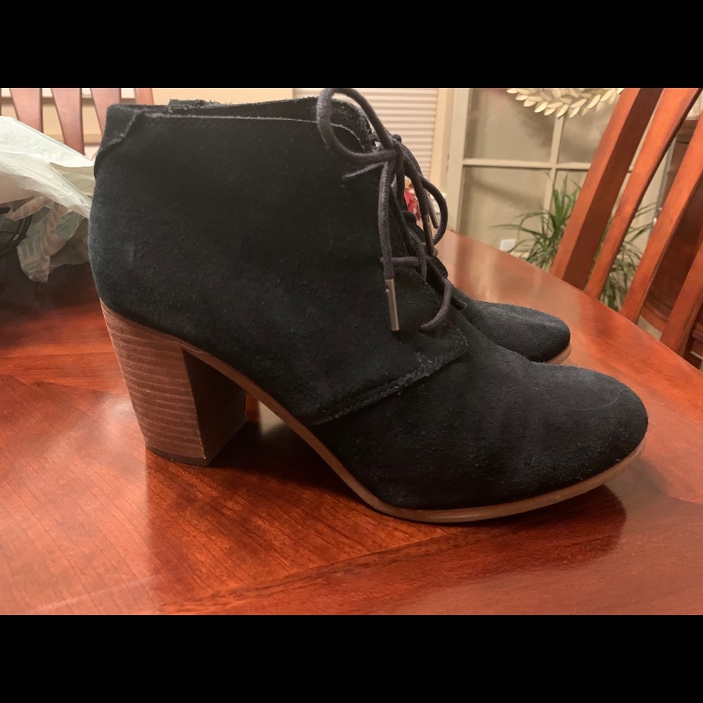 Toms Lunata Lace-Up Booties